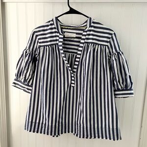 Anthropologie Darcey Popover Swing Top